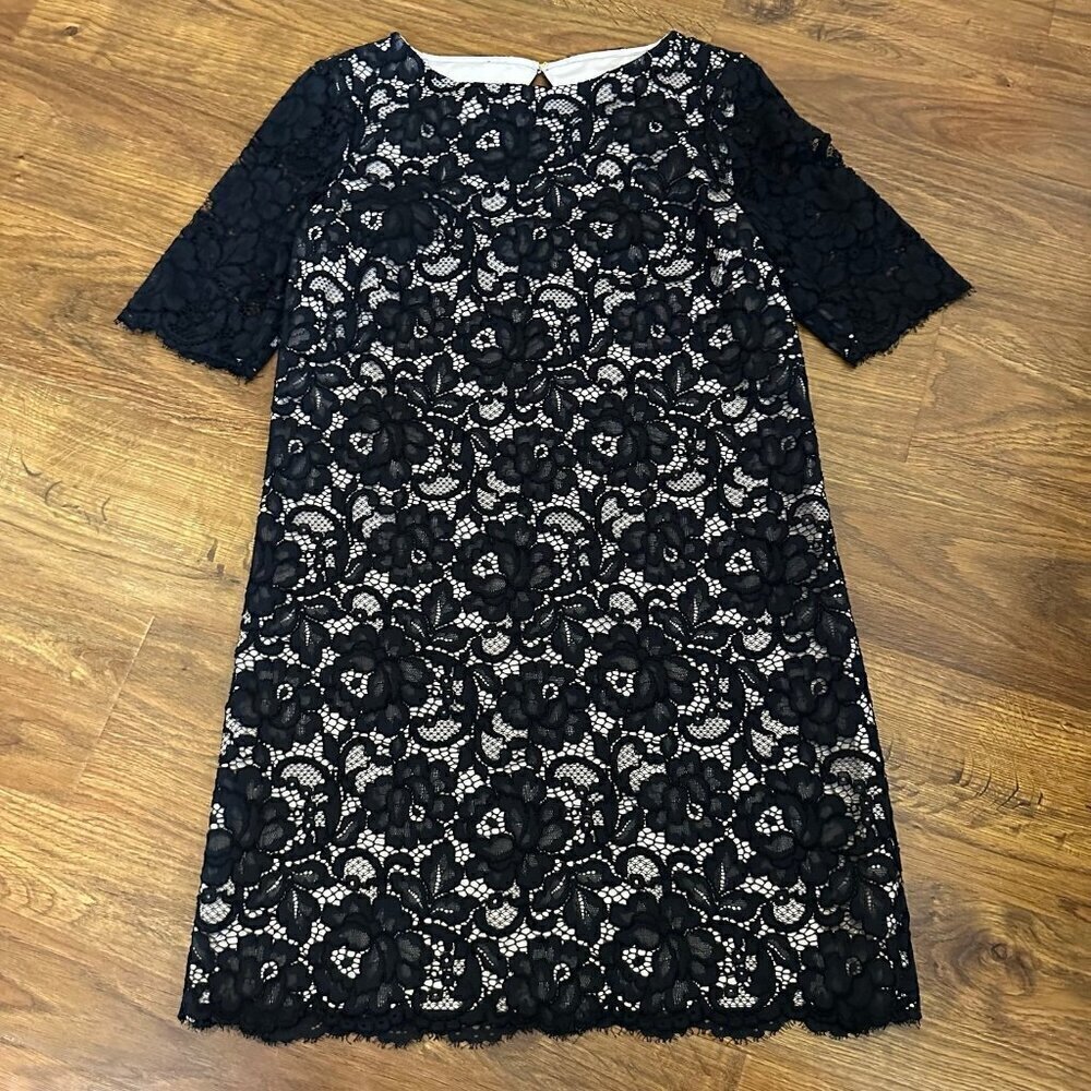 Kate Spade lace shift dress Size 6 with cut out